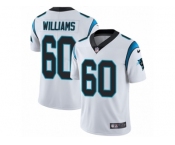 Men Nike Carolina Panthers #60 Daryl Williams White Vapor Untouchable Limited Player NFL Jersey