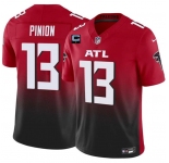 Men's Atlanta Falcons #13 Bradley Pinion Red Black 2025 F.U.S.E With 1-Star C Patch Vapor Untouchable Limited Football Stitched Jersey