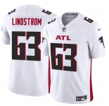 Men's Atlanta Falcons #63 Chris Lindstrom White 2025 F.U.S.E. Vapor Untouchable Limited Football Stitched Jersey