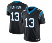 Men's Carolina Panthers #13 Hunter Renfrow Black Limited Stitched Jersey