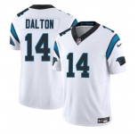 Men's Carolina Panthers #14 Andy Dalton White 2024 F.U.S.E. Vapor Limited Stitched Football Jersey