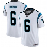 Men's Carolina Panthers #6 Sam Martin White 2025 Vapor Limited Football Stitched Jersey