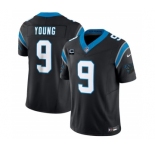 Men's Carolina Panthers #9 Bryce Young Black 2023 F.U.S.E. With 1-Star C Patch Vapor Untouchable Football Stitched Jersey