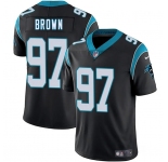 Men's Carolina Panthers #97 Bobby Brown Black 2025 Vapor Limited Football Stitched Jersey