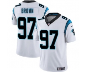 Men's Carolina Panthers #97 Bobby Brown White 2025 Vapor Limited Football Stitched Jersey