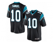 Men's Nike Carolina Panthers #10 Curtis Samuel Limited Black Team Color NFL Jersey