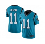 Men's Nike Carolina Panthers #11 Brenton Bersin Limited Blue Rush NFL Jersey