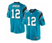 Men's Nike Carolina Panthers #12 Charles Johnson Limited Blue Alternate NFL Jersey