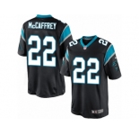 Men's Nike Carolina Panthers #22 Christian McCaffrey Limited Black Team Color NFL Jersey