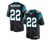 Men's Nike Carolina Panthers #22 Christian McCaffrey Limited Black Team Color NFL Jersey