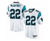 Men's Nike Carolina Panthers #22 Christian McCaffrey Limited White NFL Jersey