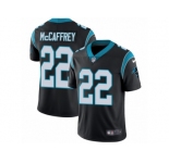 Men's Nike Carolina Panthers #22 Christian McCaffrey Vapor Untouchable Limited Black Team Color NFL Jersey