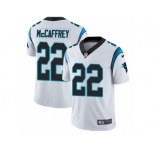 Men's Nike Carolina Panthers #22 Christian McCaffrey Vapor Untouchable Limited White NFL Jersey