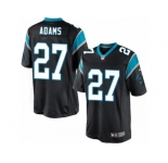 Men's Nike Carolina Panthers #27 Mike Adams Limited Black Team Color NFL Jersey