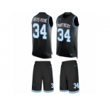 Men's Nike Carolina Panthers #34 Cameron Artis-Payne Limited Black Tank Top Suit NFL Jersey