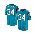 Men's Nike Carolina Panthers #34 Cameron Artis-Payne Limited Blue Alternate NFL Jersey