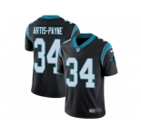 Men's Nike Carolina Panthers #34 Cameron Artis-Payne Vapor Untouchable Limited Black Team Color NFL Jersey