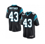 Men's Nike Carolina Panthers #43 Fozzy Whittaker Limited Black Team Color NFL Jersey