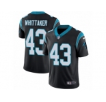 Men's Nike Carolina Panthers #43 Fozzy Whittaker Vapor Untouchable Limited Black Team Color NFL Jersey
