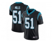 Men's Nike Carolina Panthers #51 Sam Mills Vapor Untouchable Limited Black Team Color NFL Jersey