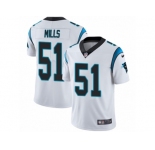 Men's Nike Carolina Panthers #51 Sam Mills Vapor Untouchable Limited White NFL Jersey