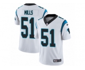 Men's Nike Carolina Panthers #51 Sam Mills Vapor Untouchable Limited White NFL Jersey