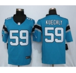 Men's Nike Carolina Panthers #59 Luke Kuechly Blue Limited Jerseys