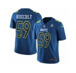 Men's Nike Carolina Panthers #59 Luke Kuechly Limited Blue 2017 Pro Bowl NFL Jersey