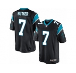 Men's Nike Carolina Panthers #7 Harrison Butker Limited Black Team Color NFL Jersey