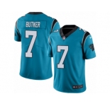 Men's Nike Carolina Panthers #7 Harrison Butker Limited Blue Rush NFL Jersey