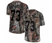 Men's Nike Carolina Panthers #73 Greg Van Roten Camo Rush Realtree Limited NFL Jersey