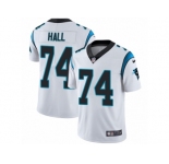 Men's Nike Carolina Panthers #74 Daeshon Hall Vapor Untouchable Limited White NFL Jersey