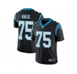 Men's Nike Carolina Panthers #75 Matt Kalil Vapor Untouchable Limited Black Team Color NFL Jersey