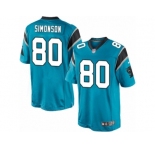 Men's Nike Carolina Panthers #80 Scott Simonson Limited Blue Alternate NFL Jersey