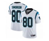Men's Nike Carolina Panthers #80 Scott Simonson Vapor Untouchable Limited White NFL Jersey