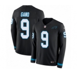 Men's Nike Carolina Panthers #9 Graham Gano Limited Black Therma Long Sleeve NFL Jersey