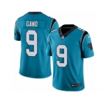 Men's Nike Carolina Panthers #9 Graham Gano Limited Blue Rush NFL Jersey