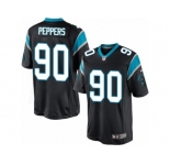 Men's Nike Carolina Panthers #90 Julius Peppers Limited Black Team Color NFL Jersey