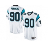 Men's Nike Carolina Panthers #90 Julius Peppers Limited White NFL Jersey