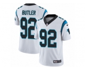 Men's Nike Carolina Panthers #92 Vernon Butler Vapor Untouchable Limited White NFL Jersey