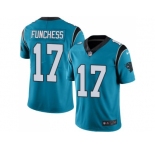 Nike Carolina Panthers #17 Devin Funchess Blue Men's Stitched NFL Limited Rush Jersey
