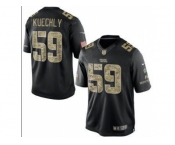 Nike Carolina Panthers #59 Luke Kuechly Black Salute to Service Jerseys(Limited)