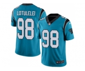 Nike Carolina Panthers #98 Star Lotulelei Blue Men's Stitched NFL Limited Rush Jersey