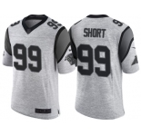 Nike Carolina Panthers #99 Kawann Short 2016 Gridiron Gray II Men's NFL Limited Jersey