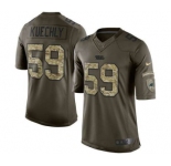 nike nfl jerseys carolina panthers #59 kuechly army green[nike Limited Salute To Service]