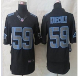 nike nfl jerseys carolina panthers #59 kuechly black[nike impact limited]