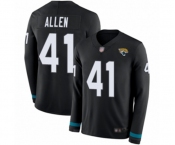 Jacksonville Jaguars #41 Josh Allen Limited Black Therma Long Sleeve Football Jersey