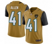Jacksonville Jaguars #41 Josh Allen Limited Gold Rush Vapor Untouchable Football Jersey