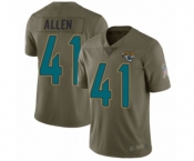 Jacksonville Jaguars #41 Josh Allen Limited Olive 2017 Salute to Service Football Jersey