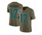 Men Nike Jacksonville Jaguars #12 Dede Westbrook Limited Olive 2017 Salute to Service NFL Jersey